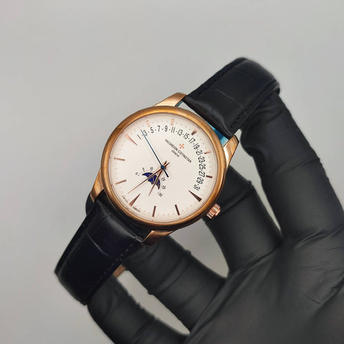 Classic Moonphase Watch – Rose Gold