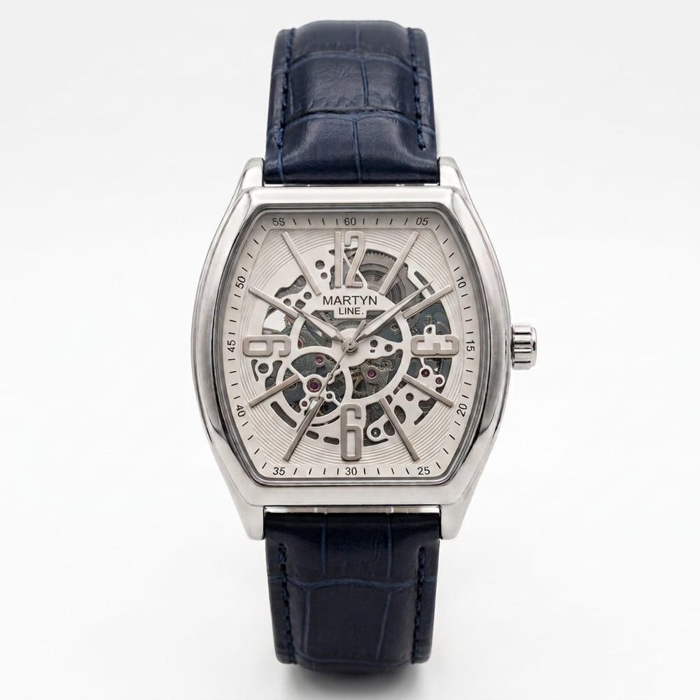 Martyn Line Royal Edition Automatic Watch – Blue & Silver