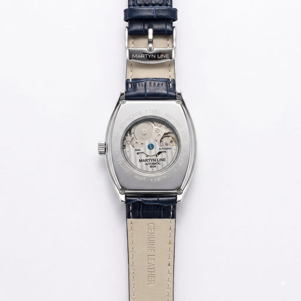 Martyn Line Royal Edition Automatic Watch – Blue & Silver
